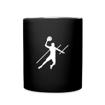 basket-ball - Mug uni - noir - Devant
