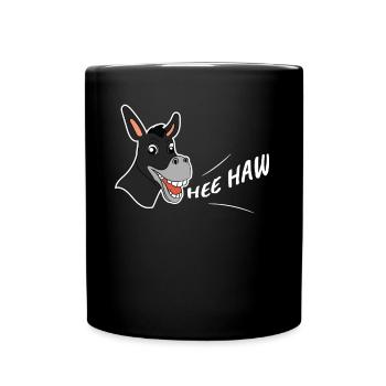 Idée de cadeau pour animal mulet amoureux des ânes - Mug uni - noir - Devant
