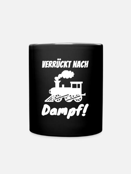 Eisenbahn Eisenbahner - Tasse einfarbig - Schwarz