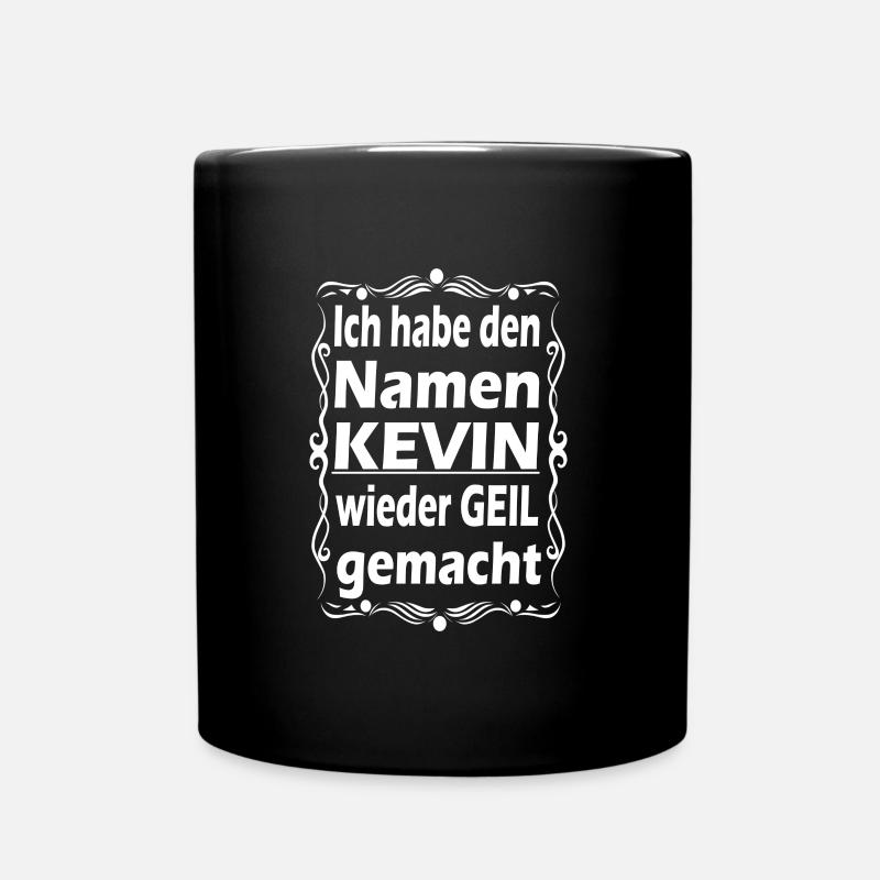 Nom Kevin est excitée - Mug uni - noir
