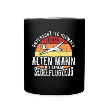 Glider glider glider gift - Full Colour Mug - black - Front