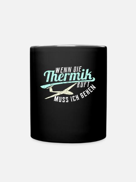 Cadeau de planeur de planeur - Mug uni - noir