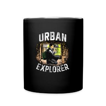 Lost Places Photographe Urbex Urbexer Urban Explorer - Mug uni - noir - Devant