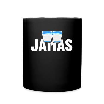jamas und ouzo - prost auf griechisch shirt - Full Colour Mug - black - Front