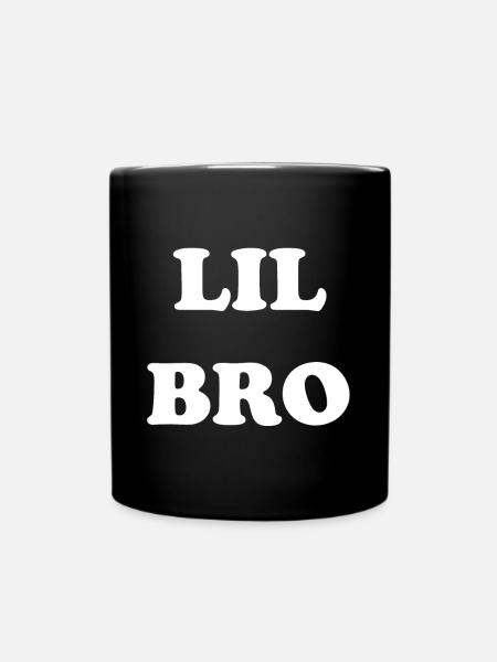 LIL BRO Petit cadeau frère - Mug uni - noir