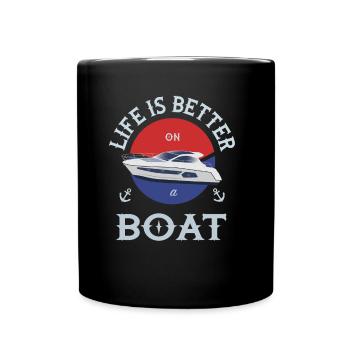 Boot - Full Colour Mug - black - Front
