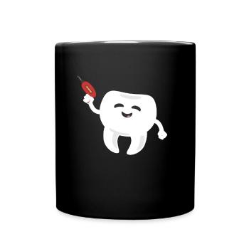 Dentist Dental Hygienist Dentist Gedschenk - Full Colour Mug - black - Front