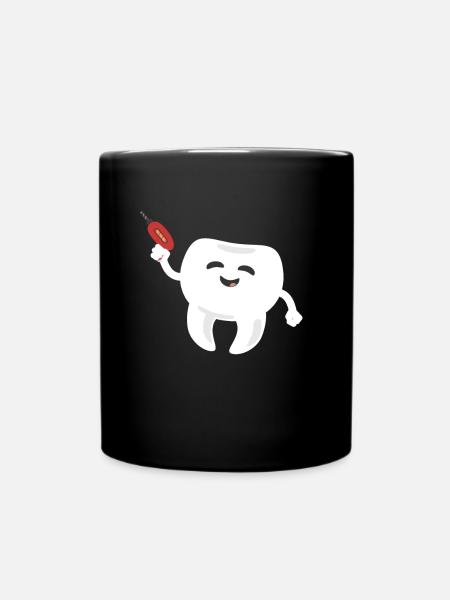 Dentiste hygiéniste dentaire dentiste gedschenk - Mug uni - noir