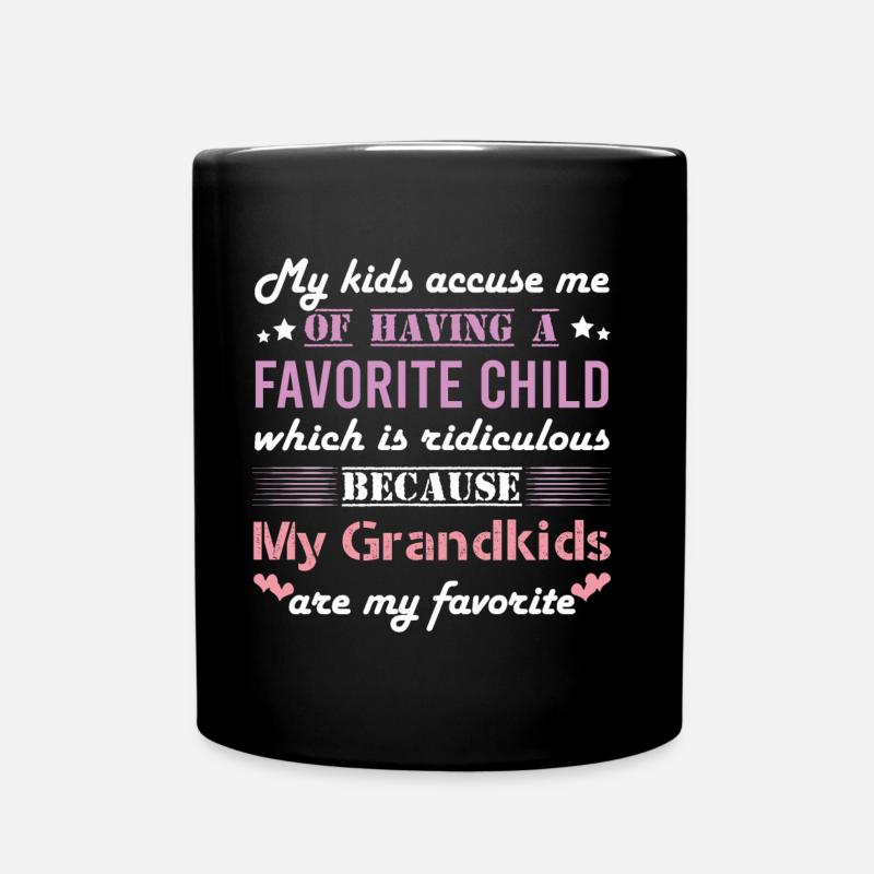 Enkelkind Kinder Favorit - Tasse einfarbig - Schwarz