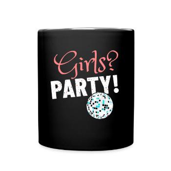 Party Girls Shirt pour les soirées, danser et sortir - Mug uni - noir - Devant