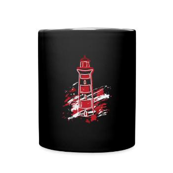 Leuchtturm Mer Baltique Mer du Nord Rügen Fehmarn - Mug uni - noir - Devant
