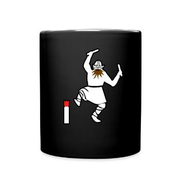échecs viking - Mug uni - noir - Devant