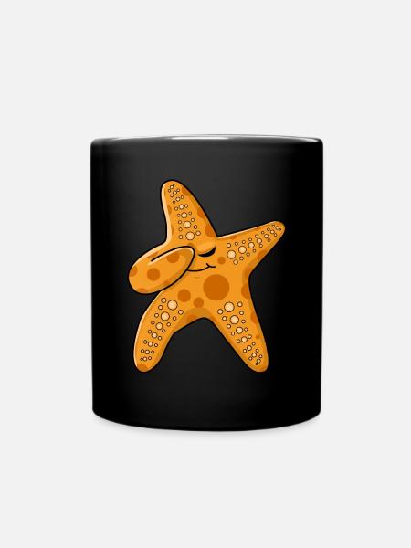Tamponner étoile de mer étoile de mer plage dab danse - Mug uni - noir