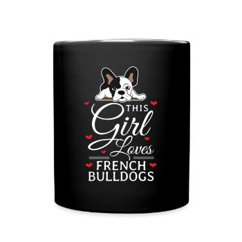 Cadeaux Bouledogues Français - Mug uni - noir - Devant