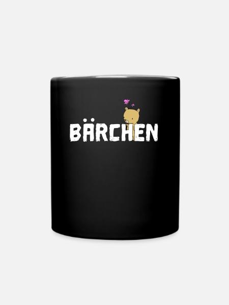 Bärchen Shirt - Für euer Bärchen - Tasse einfarbig - Schwarz