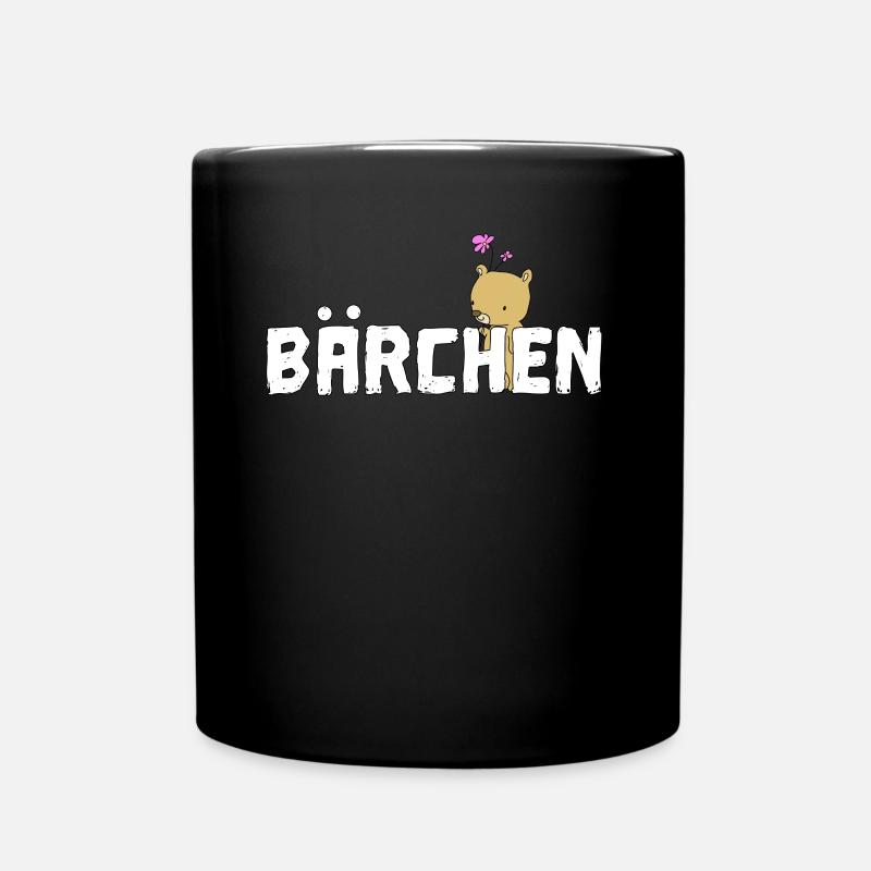 Bärchen Shirt - Für euer Bärchen - Tasse einfarbig - Schwarz