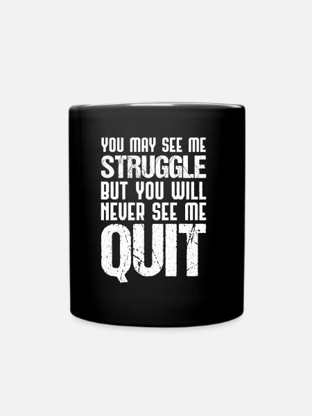 Séances d’entraînement Citations Cadeau Motivationnel Inspirant - Mug uni - noir
