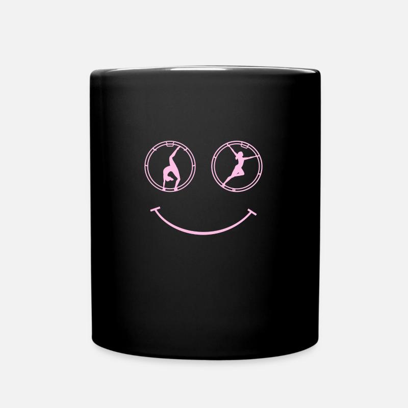 Rhönrad - Tasse einfarbig - Schwarz