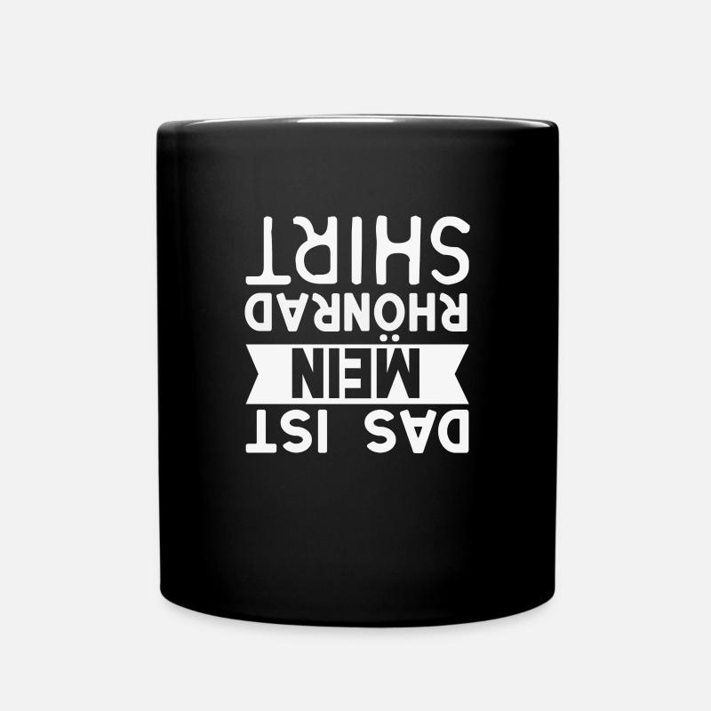 Rhönrad - Tasse einfarbig - Schwarz