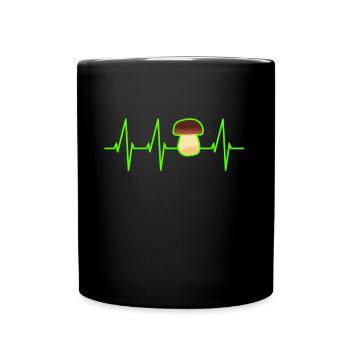 Sélecteur de champignons cèpes cueillette de champignons - Mug uni - noir - Devant