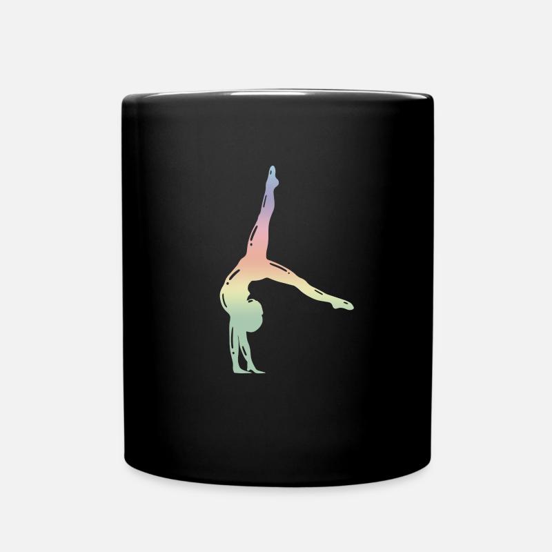 Gymnast floor gymnastics - Full Colour Mug - black