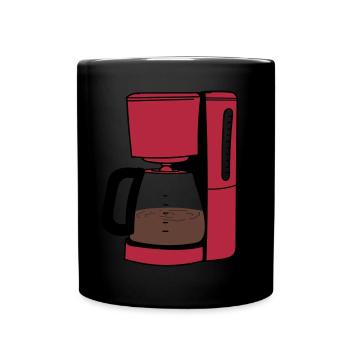 coffee maker - Full Colour Mug - black - Front