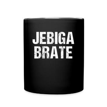 Jebiga Brate - Balkans drôles Jugo Yougoslavie - Mug uni - noir - Devant