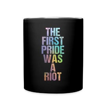 La première fierté était un 50e anniversaire du défilé anti-émeute - Mug uni - noir - Devant