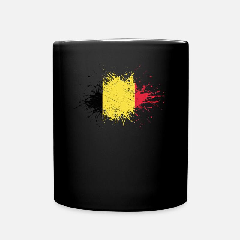 Drapeau Beglien Belge Belge - Mug uni - noir