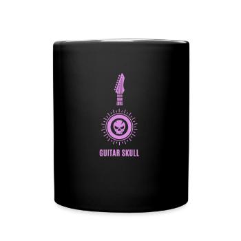 Gitarre - Guitar / Guitar Skull - Full Colour Mug - black - Front
