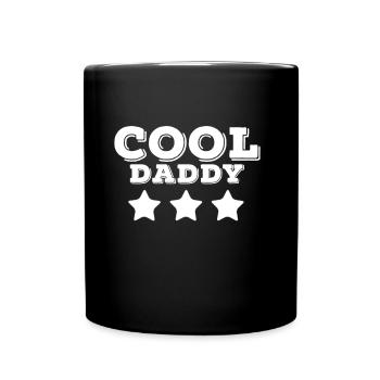 Cool daddy Vater Geschenkidee Geburtstag - Tasse einfarbig - Schwarz - Vorne