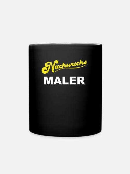 Maler Lackierer - Tasse einfarbig - Schwarz