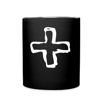 Plus Math Hyphen - Full Colour Mug - black - Front