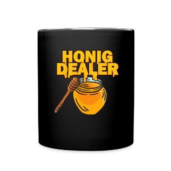 Idée cadeau apiculteur marchand de miel - Mug uni - noir - Devant