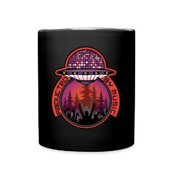 UFO kidnappé par Music EDM Techno Festival - Mug uni - noir - Devant