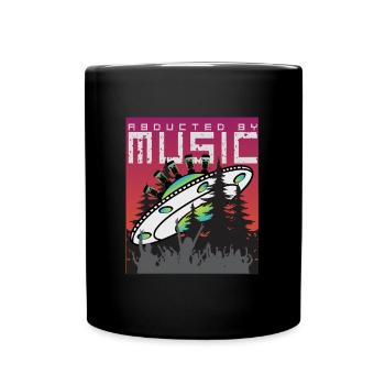 UFO kidnappé par Music EDM Techno Festival - Mug uni - noir - Devant