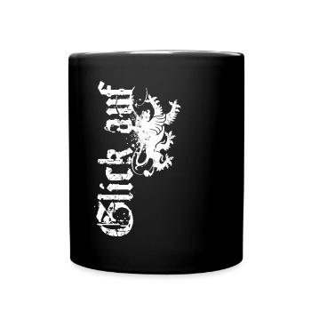 Glick on Saxony Erzgebirge Coat of arms Erzgebirger - Full Colour Mug - black - Front