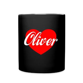 Oliver Idée cadeau Drôle Michael - Mug uni - noir - Devant