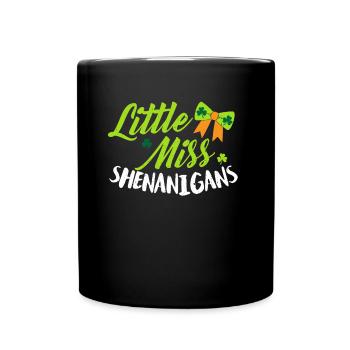 St Patricks Day Shenanigans Streiche Geschenk - Tasse einfarbig - Schwarz - Vorne