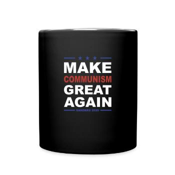 Make Communism Great Again - Sanders 2020 - Full Colour Mug - black - Front