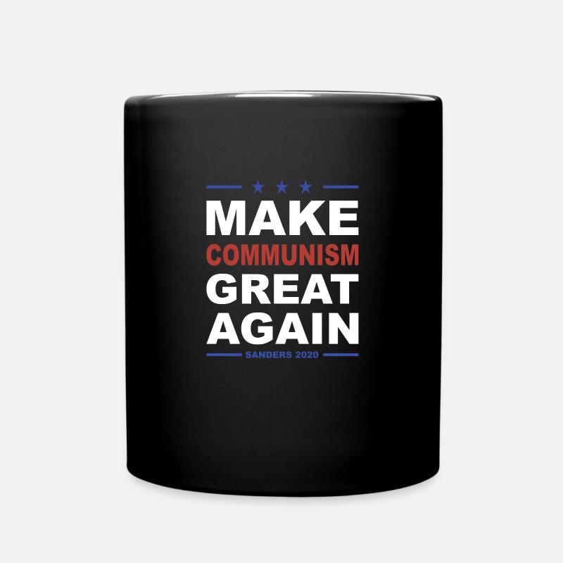 Make Communism Great Again - Sanders 2020 - Tasse einfarbig - Schwarz