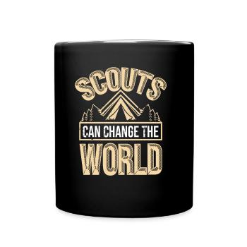 Camper scout camping scouting cadeau - Mug uni - noir - Devant
