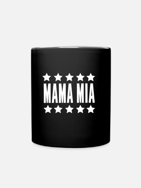 Agnetha MAMA MIA Geschenkidee Geburtstag - Tasse einfarbig - Schwarz