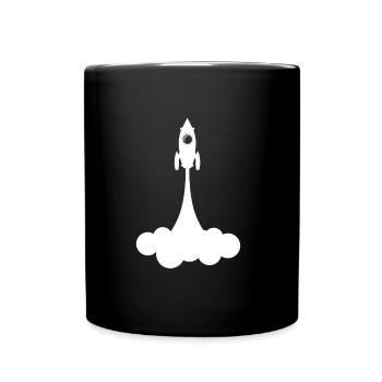 Idée de cadeau d'anniversaire Star Space Rocket - Mug uni - noir - Devant
