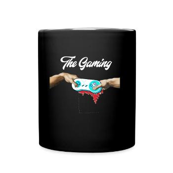 La création de l'idée cadeau Michelangelo Gamer - Mug uni - noir - Devant