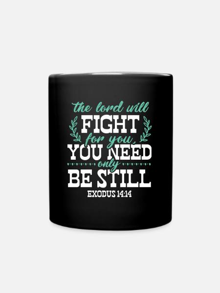 Bible verset prière Bible Jésus - Mug uni - noir