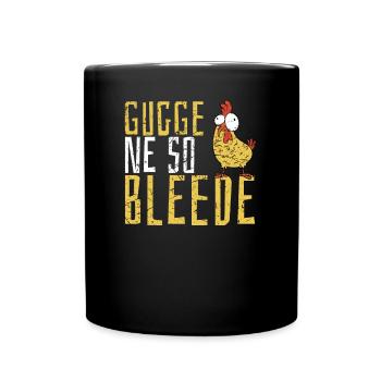 Guck nicht so blöd Landwirt & Bauer aus Sachsen - Tasse einfarbig - Schwarz - Vorne