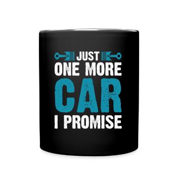 Tuning Auto Lustig Speed Autos - Tasse einfarbig - Schwarz - Vorne