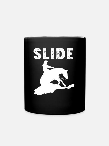 Cadeau de reining Western Riding Stop - Mug uni - noir
