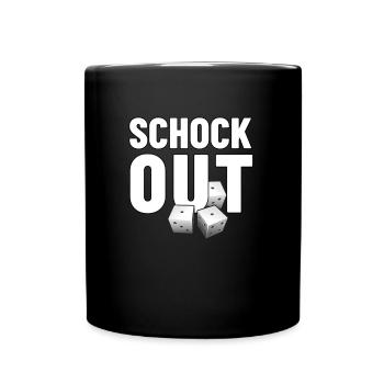 Schock Out - Tasse einfarbig - Schwarz - Vorne